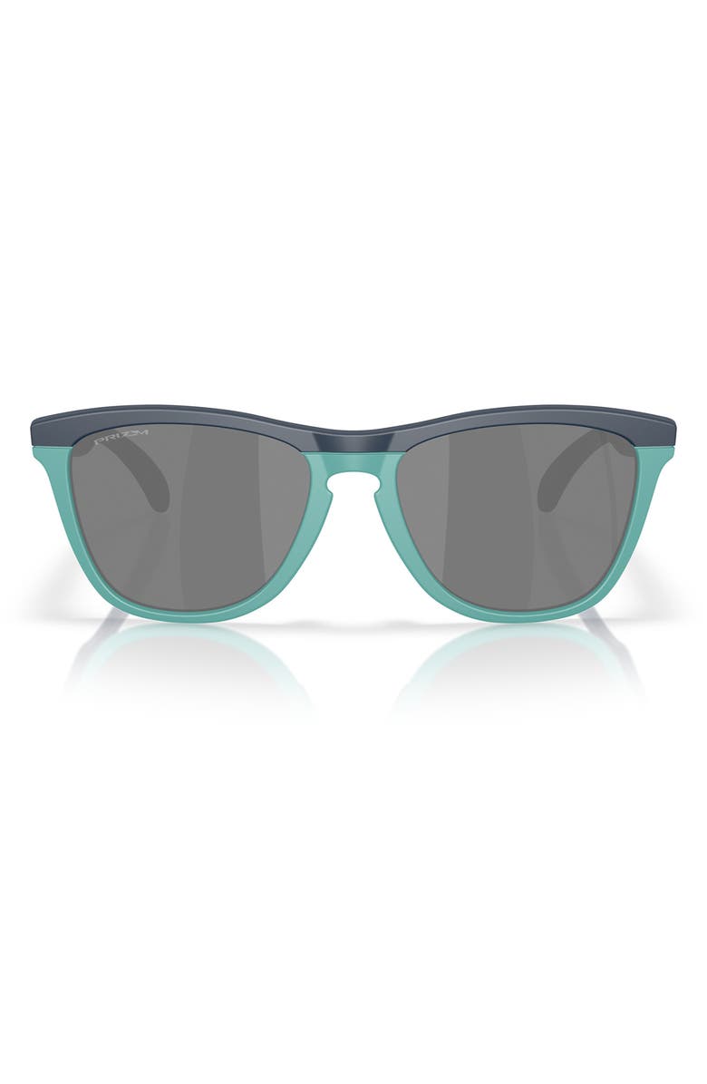 Oakley Frogskins<sup>™</sup> Range 55mm Prizm<sup>™</sup> Keyhole Low Bridge Sunglasses, Main, color, Black