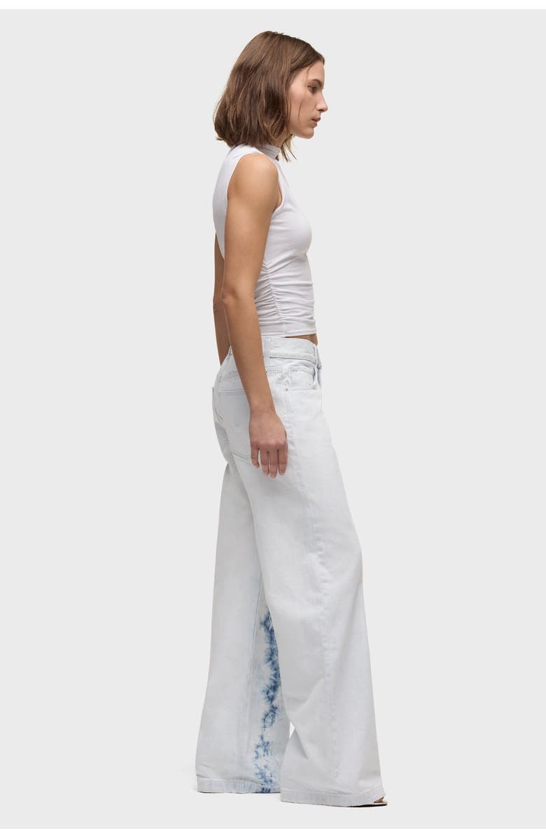 Hudson Jeans tank w/ side seam ruching, Alternate, color, White