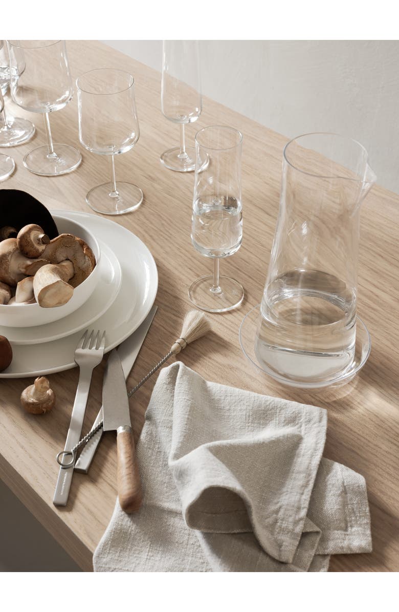 Orrefors Set of 2 Informal Champagne Glasses, Alternate, color, Clear