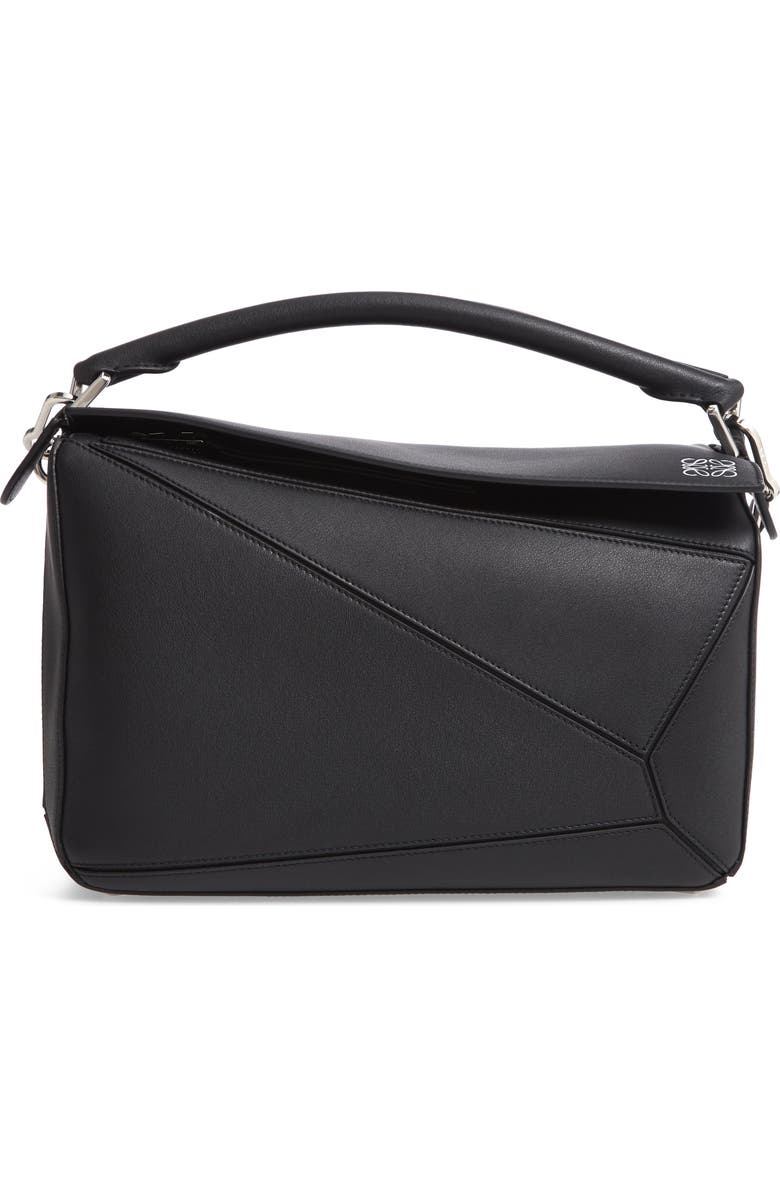 Loewe Puzzle Medium Leather Shoulder Bag, Main, color,