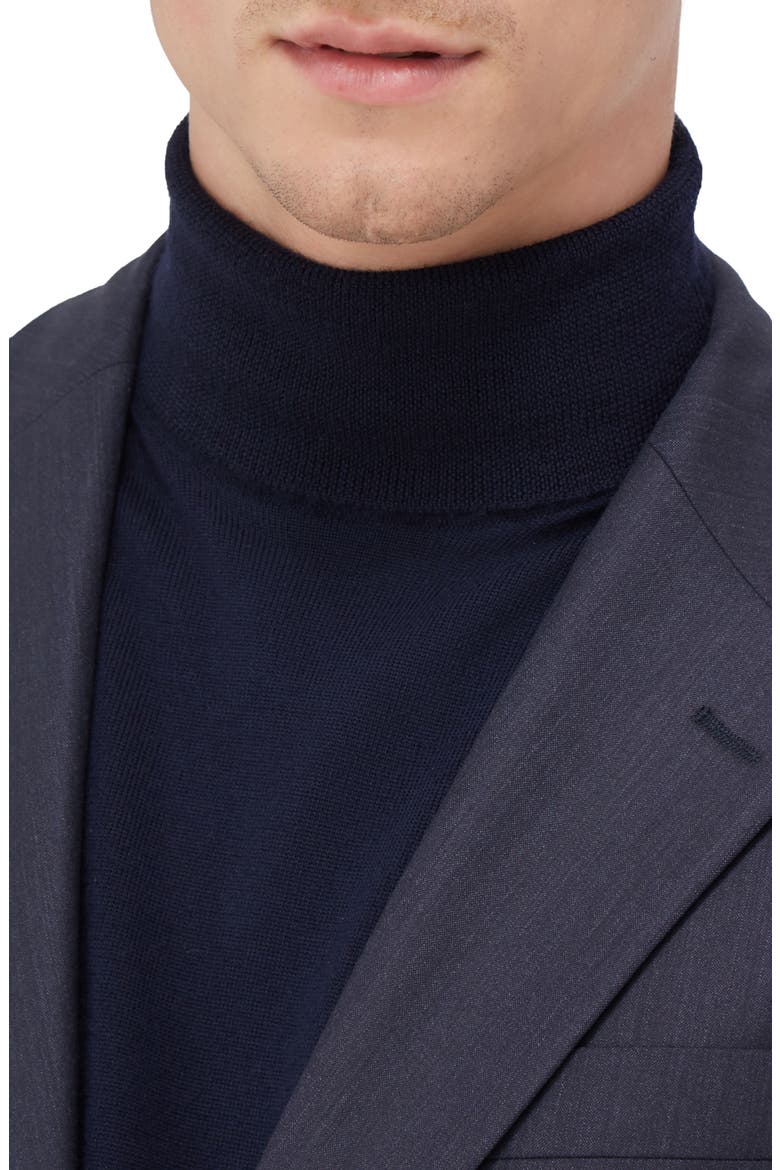 Solid Stretch Wool Travel Blazer, Alternate, color, NAVY