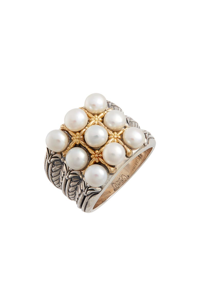 Konstantino Thalia Pearl Wide Ring, Main, color, 