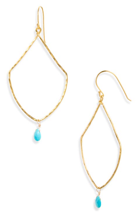 Morocco Turquoise Drop Earrings