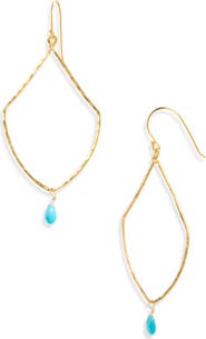 Kiara by Ki-ele Morocco Turquoise Drop Earrings
