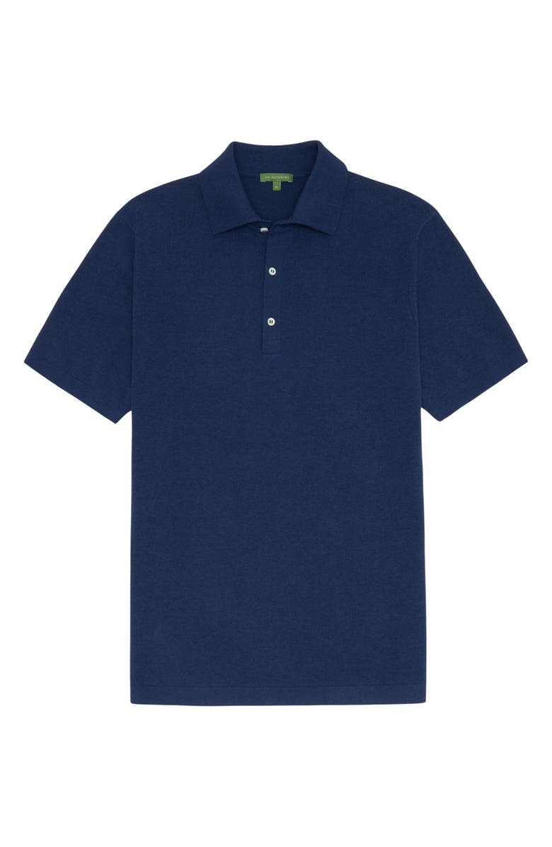 Sid Mashburn Rally Polo Sweater, Alternate, color, Marine Cotton
