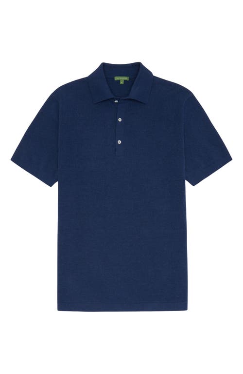 Sid Mashburn Rally Polo Sweater In Blue