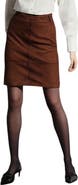 Walter Baker Piper High Waist Leather Skirt