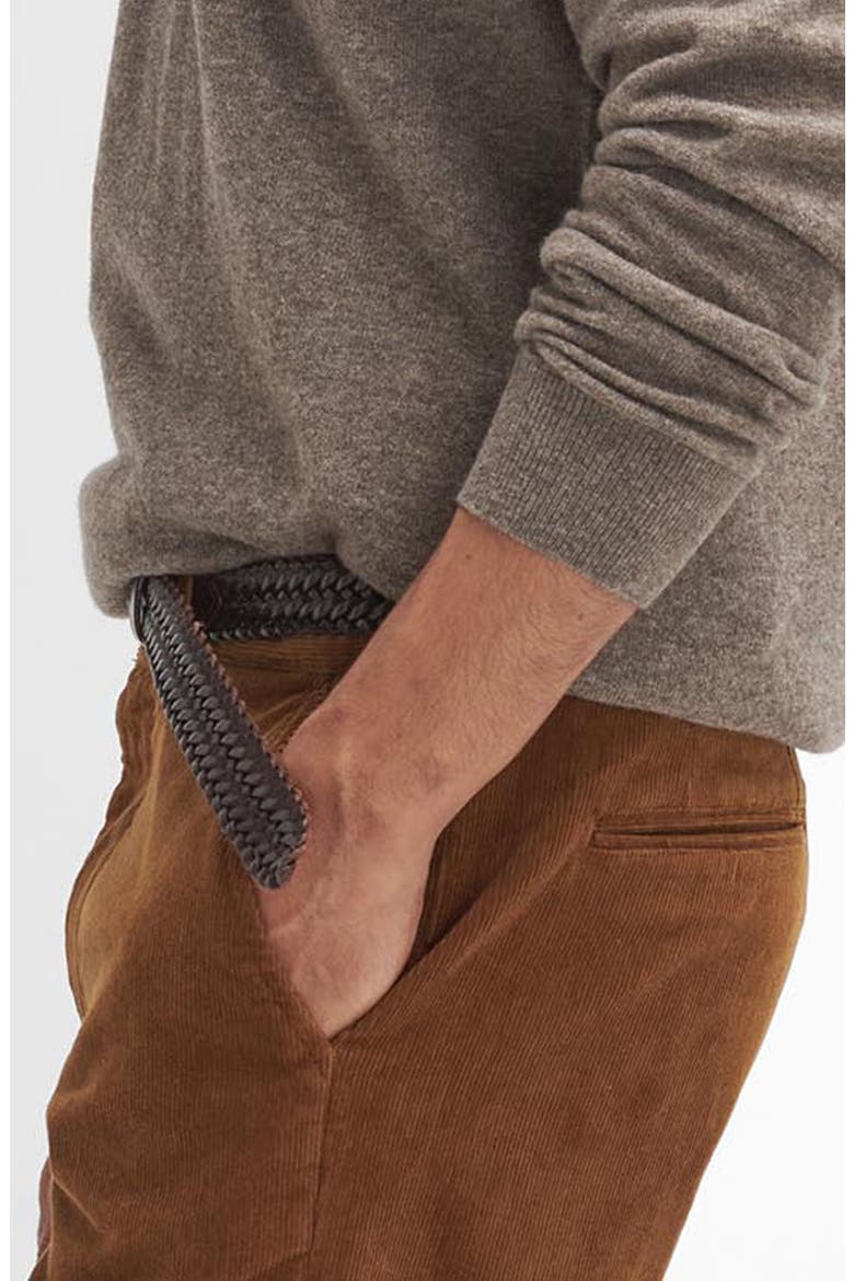Corduroy Tailored Fit Pants, Alternate, color, DARK HONEY