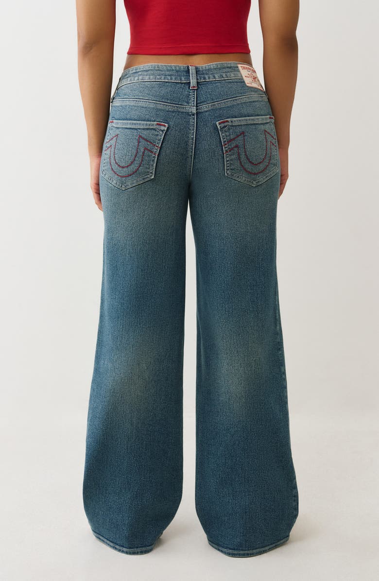 True Religion Bobbi Baggy Jeans, Alternate, color, Medium Salted Caramel Wash