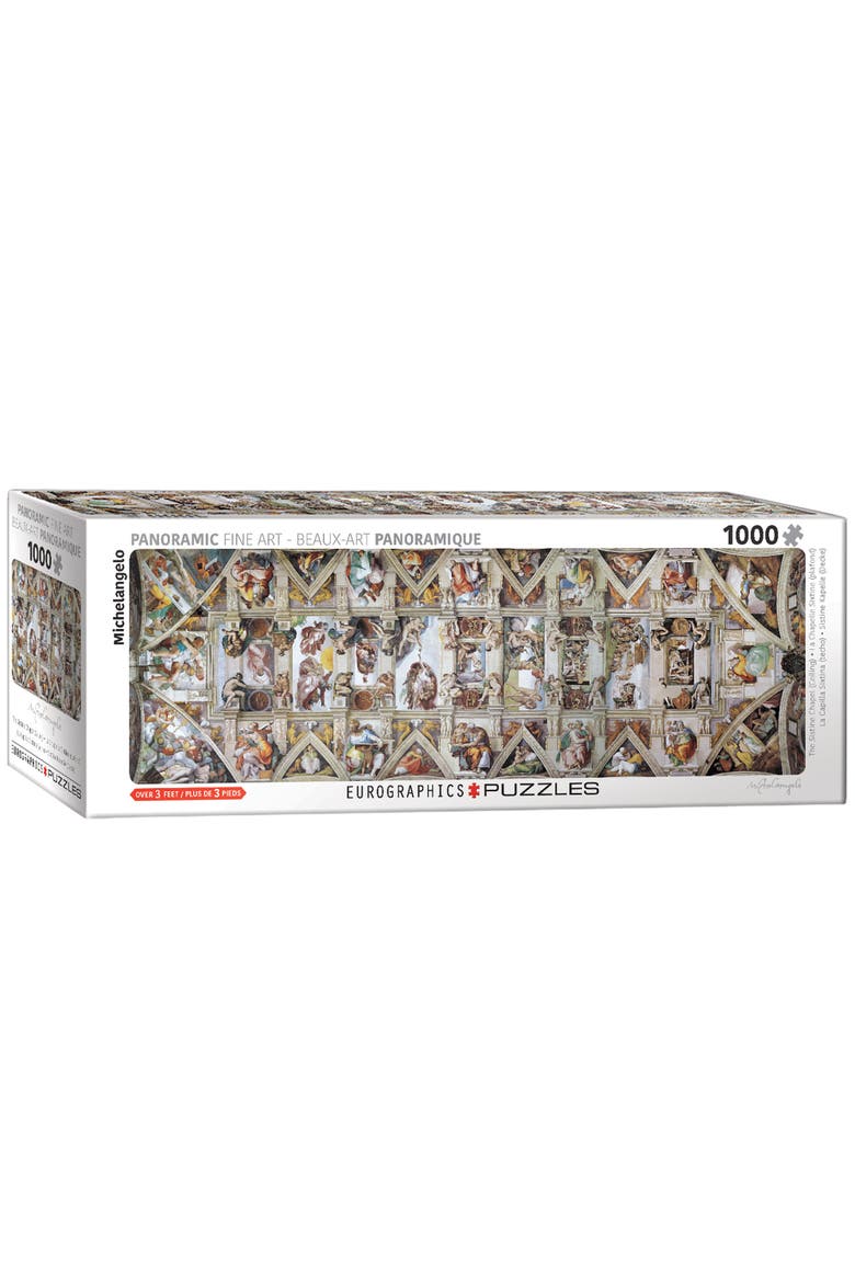 The Sistine Chapel Puzzle, 1000 Pieces, Main, color, Multicolored