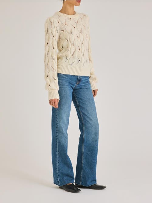 REBECCA TAYLOR REBECCA TAYLOR ALPACA CHAINETTE SWEATER