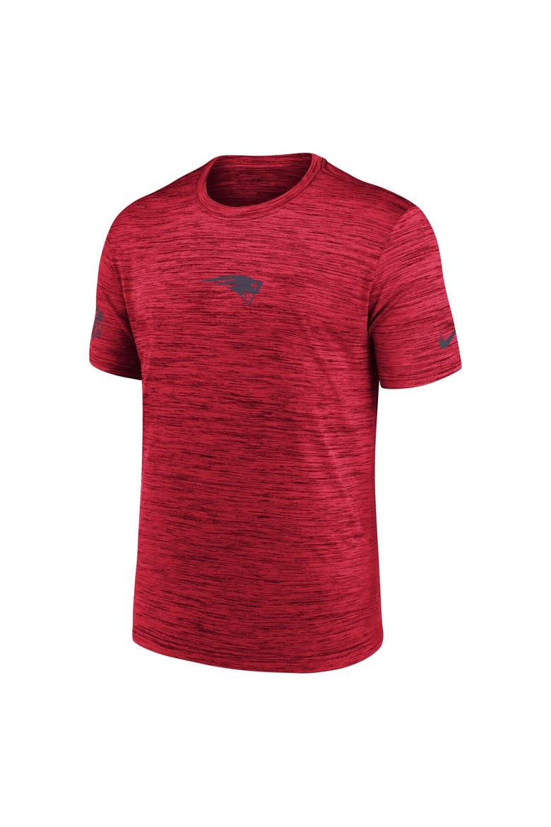 Men's Nike Red New England Patriots Sideline Velocity Performance T-Shirt, Alternate, color, Red