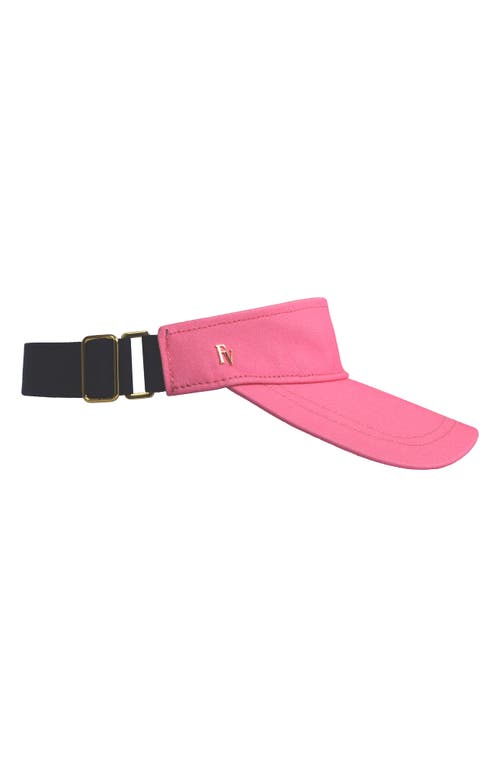 Frances Valentine Logo Hardware Visor In Pink