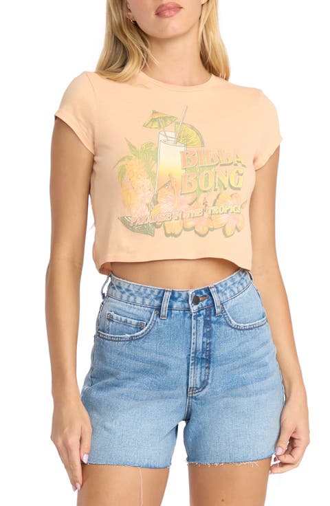 Vacay Awaits Crop T-Shirt