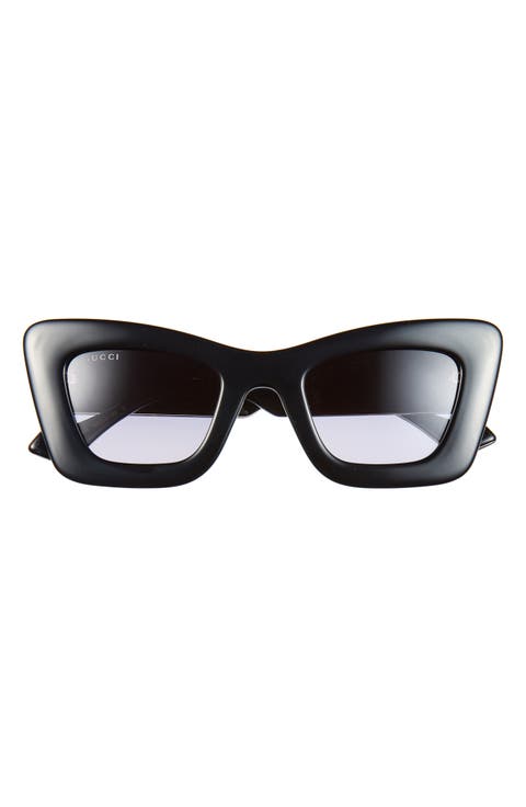 49mm Cat Eye Sunglasses