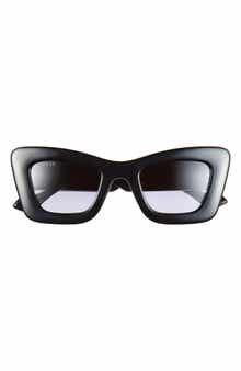 49mm Cat Eye Sunglasses