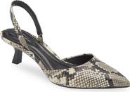 Open Edit Cammie Kitten Heel Slingback Pump