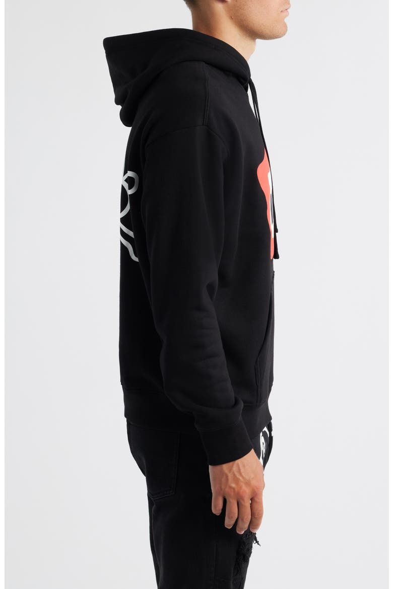 Play Graphic Hoodie, Alternate, color, BLACK