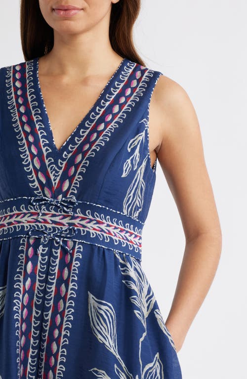 Lilly Pulitzer Daniella Midi Dress In Low Tide Navy