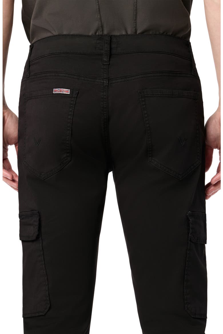 Ace Slim Fit Cargo Jeans, Alternate, color, BLACK