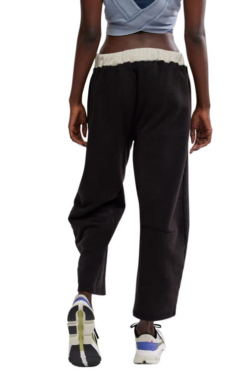 Shop Free People You Wish Tie Waist Sweatpants In Black