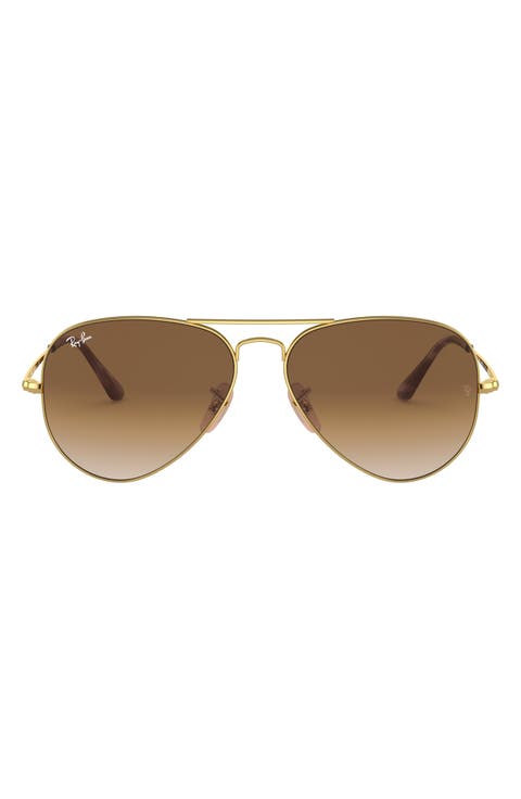55mm Gradient Pilot Sunglasses