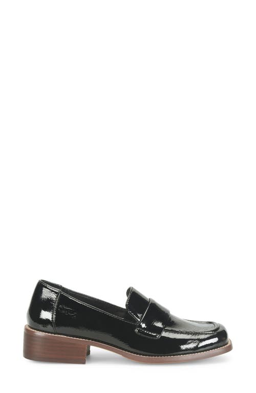 Korks Frey Patent Loafer In Black