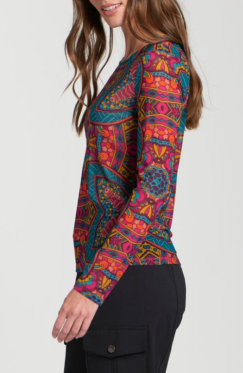 Apny Mesh Top In Brown