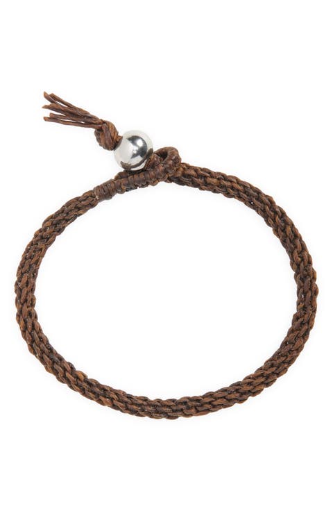 Men's Macramé Knotted Bracelet
