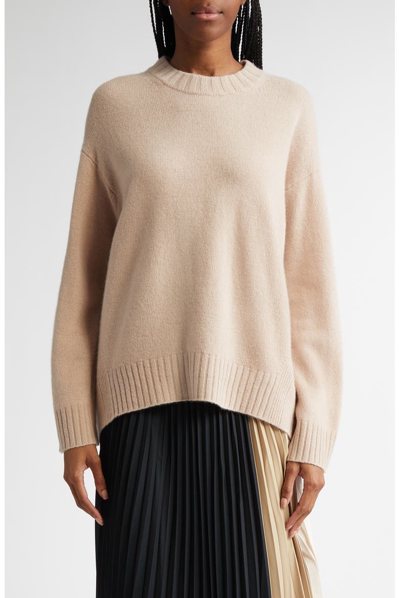 Elena Wool & Cashmere Sweater, Main, color, MINK