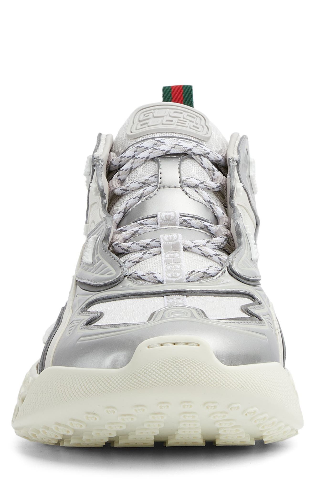 Gucci Cub3d Sneaker, Alternate, color, Silver/Metallic