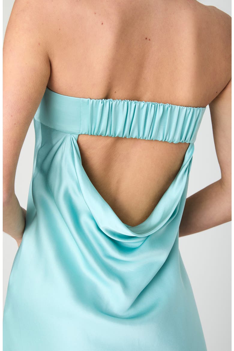 pink cocktail party dress Ponce in Mollie accessorize with minimalist jewelry Color:Forest Green* Black David's Bridal Formal Soft Florals