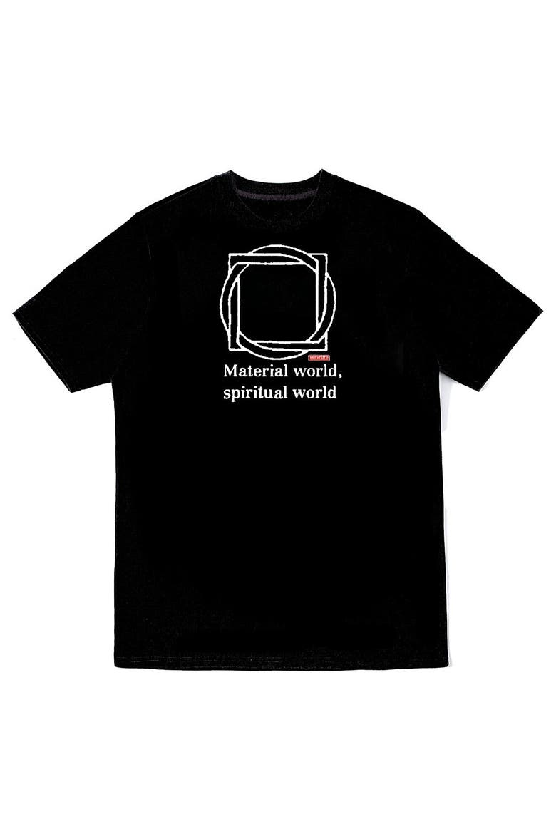 Material World Tee, Main, color, Black