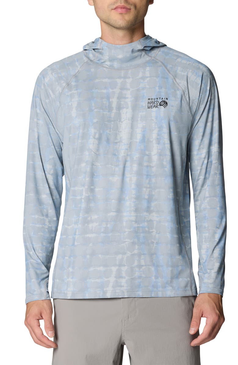 Mountain Hardwear Crater Lake Long Sleeve Hoodie, Main, color, Glacial