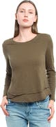 WILT Clothing Long Sleeve Mock Layer Tee
