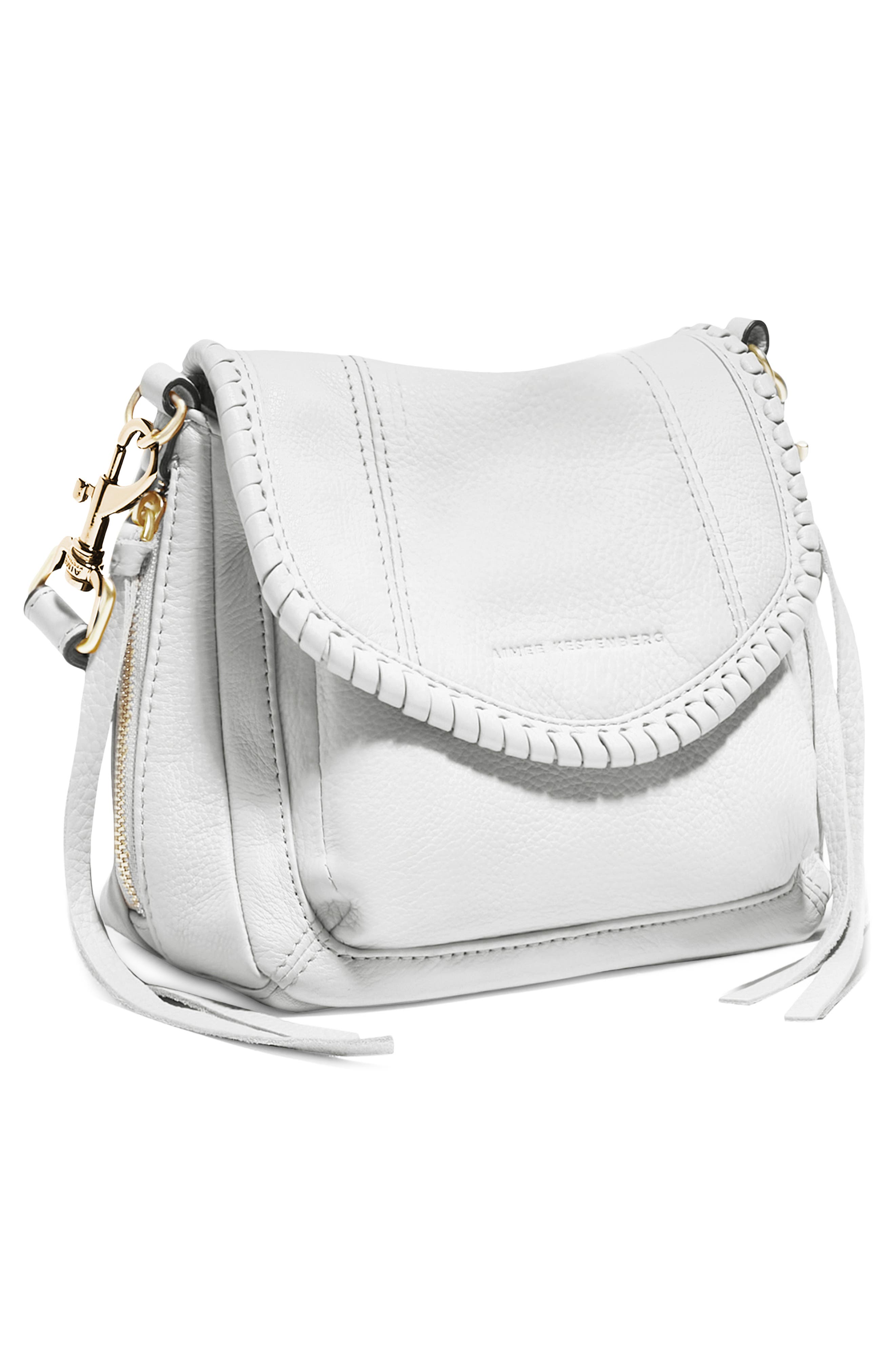 AIMEE Mini All For Love Convertible Leather Crossbody Bag, Alternate, color, Cloud