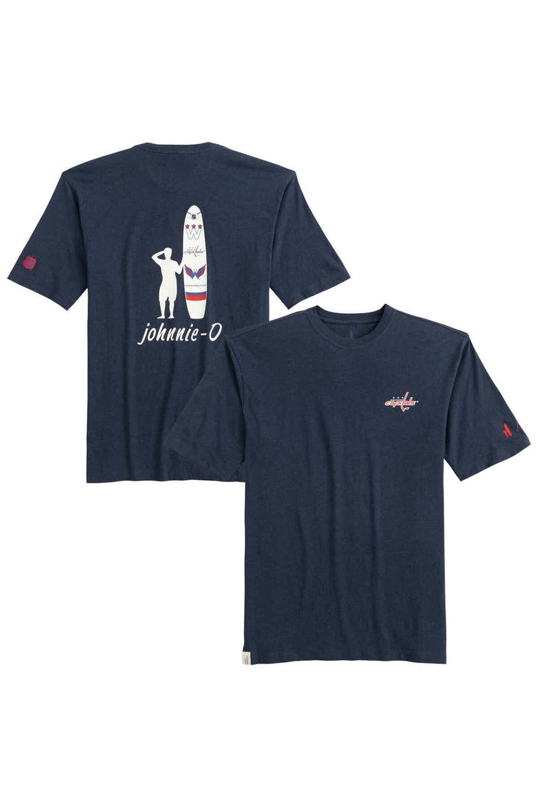 Men's johnnie-O Navy Washington Capitals Heathered Spencer T-Shirt, Alternate, color, Navy