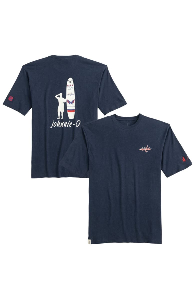 johnnie-O Men's johnnie-O Navy Washington Capitals Heathered Spencer T-Shirt, Alternate, color, Navy