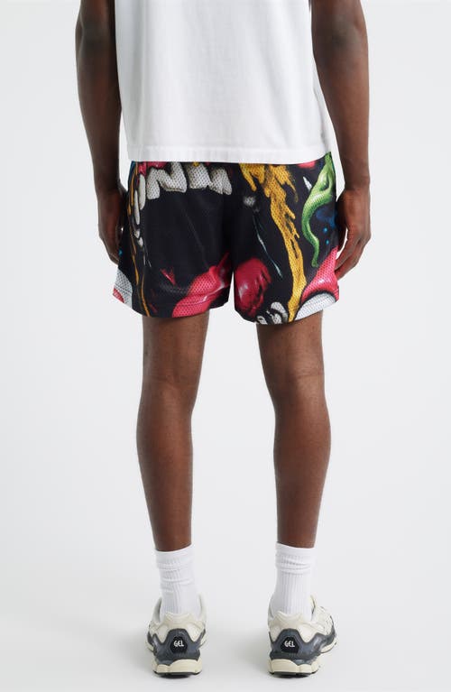 Rolling Loud Loud Mouth Mesh Shorts In Multi
