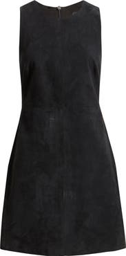 BOSS Sycara Sleeveless Suede Minidress