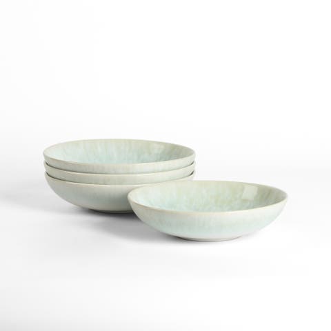 Riley 4-Piece Pasta Bowl Set Stoneware, Service for 4