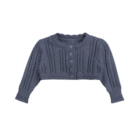 Looms Cable Pointelle Flat Collection - Cardigan (Baby)