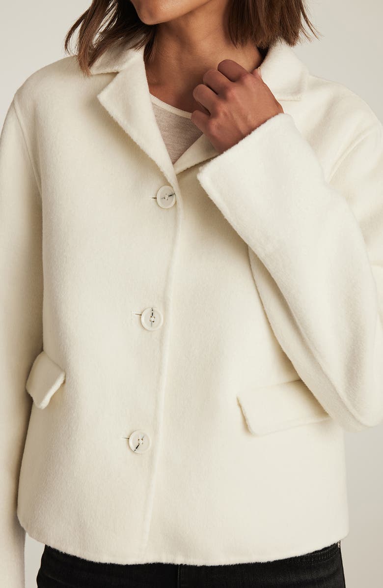 Mavi Jeans Coconut Milk Wool Blend Jacket, Alternate, color, 