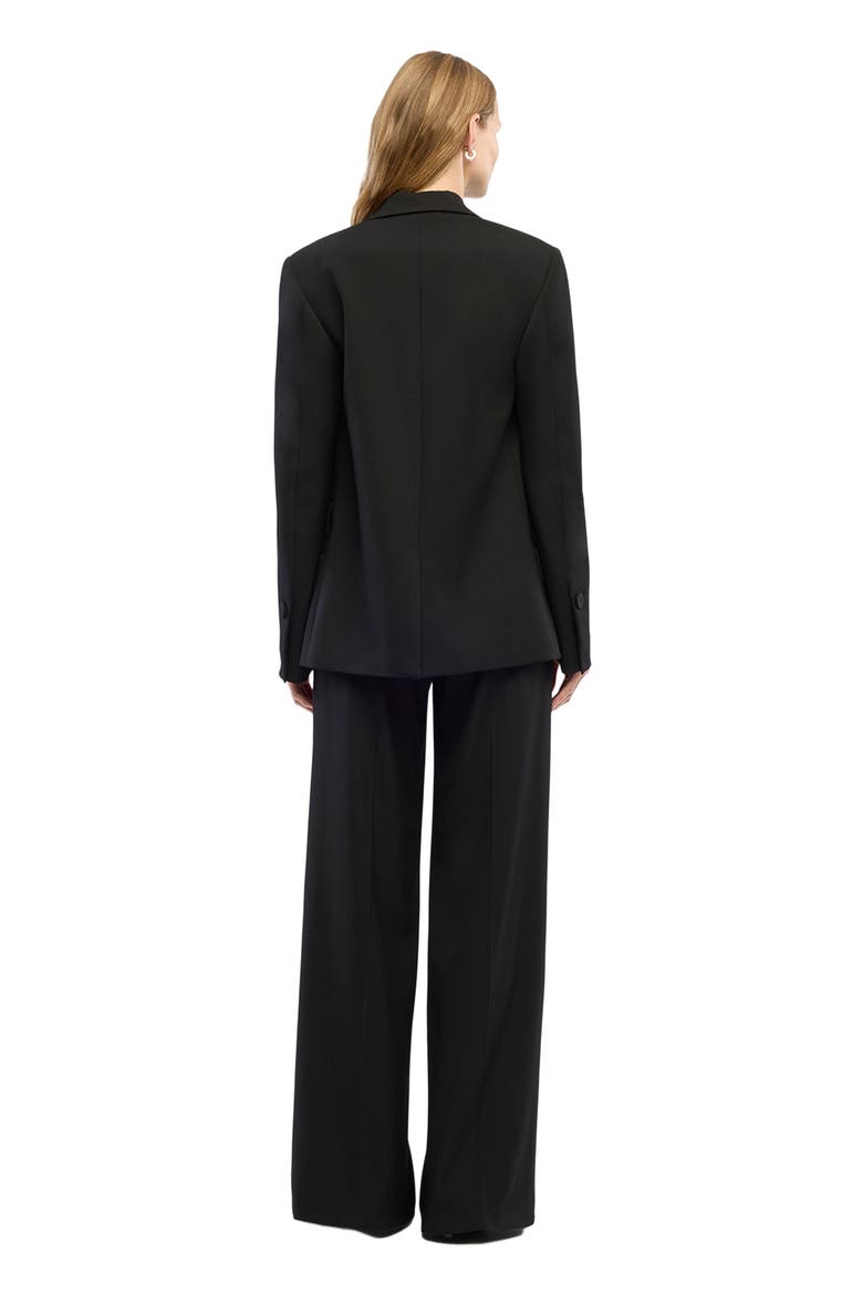 Oversized Double Breasted Jacket | Black, Alternate, color, BLACK