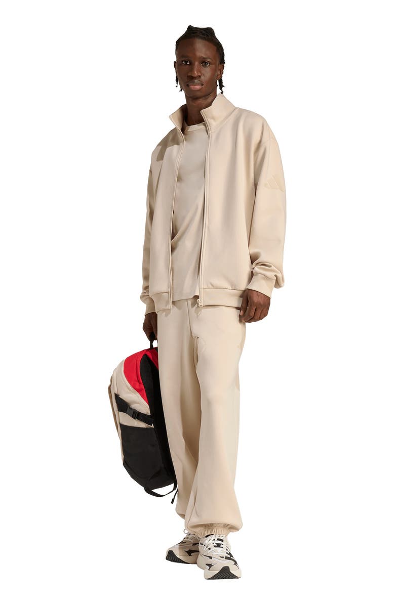 adidas Soft Lux Loose Fit Sweatapnts, Alternate, color, Crystal Linen