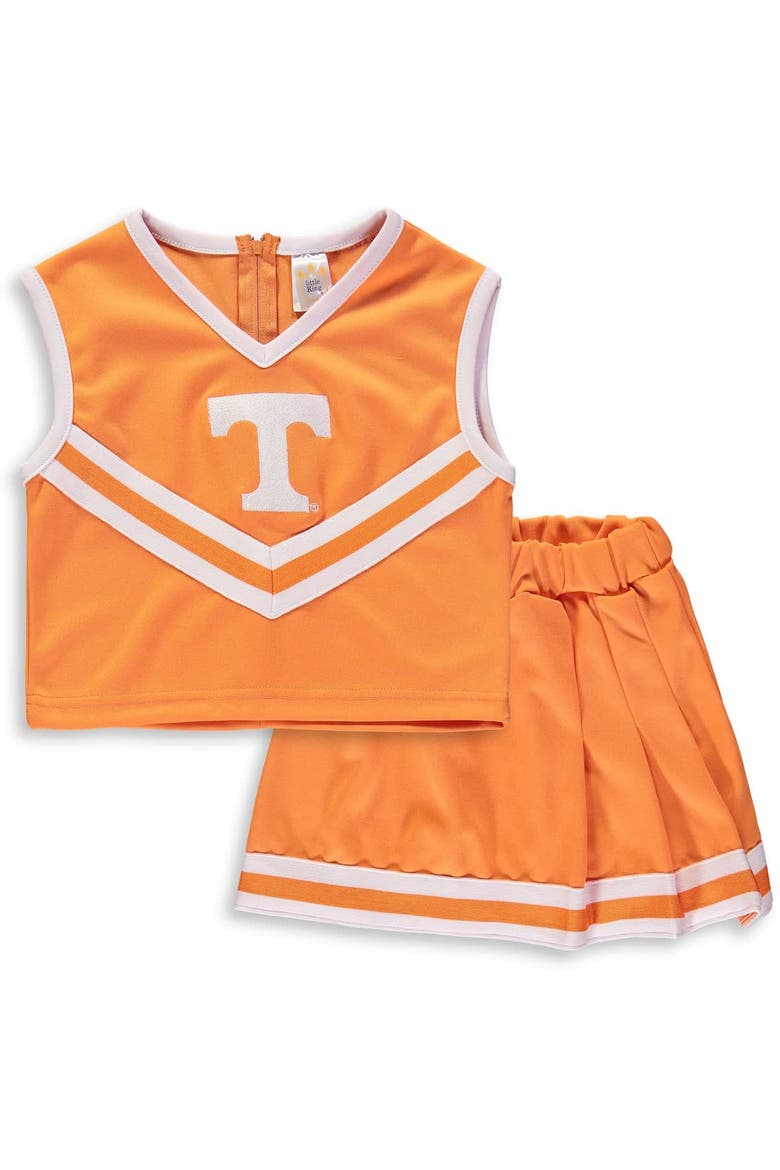 Girls Youth Tennessee Orange Tennessee Volunteers Two-Piece Cheer Set, Alternate, color, Tennessee Orange