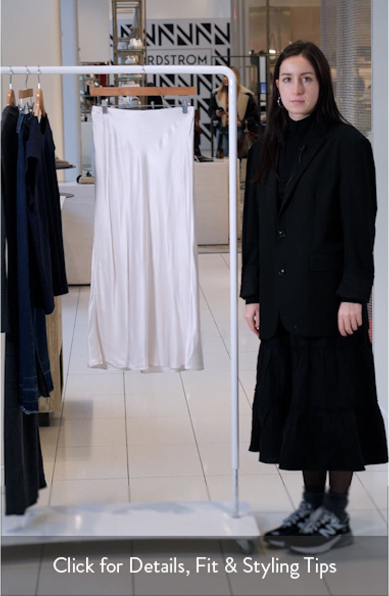 Anya Satin Midi Skirt, sales video thumbnail