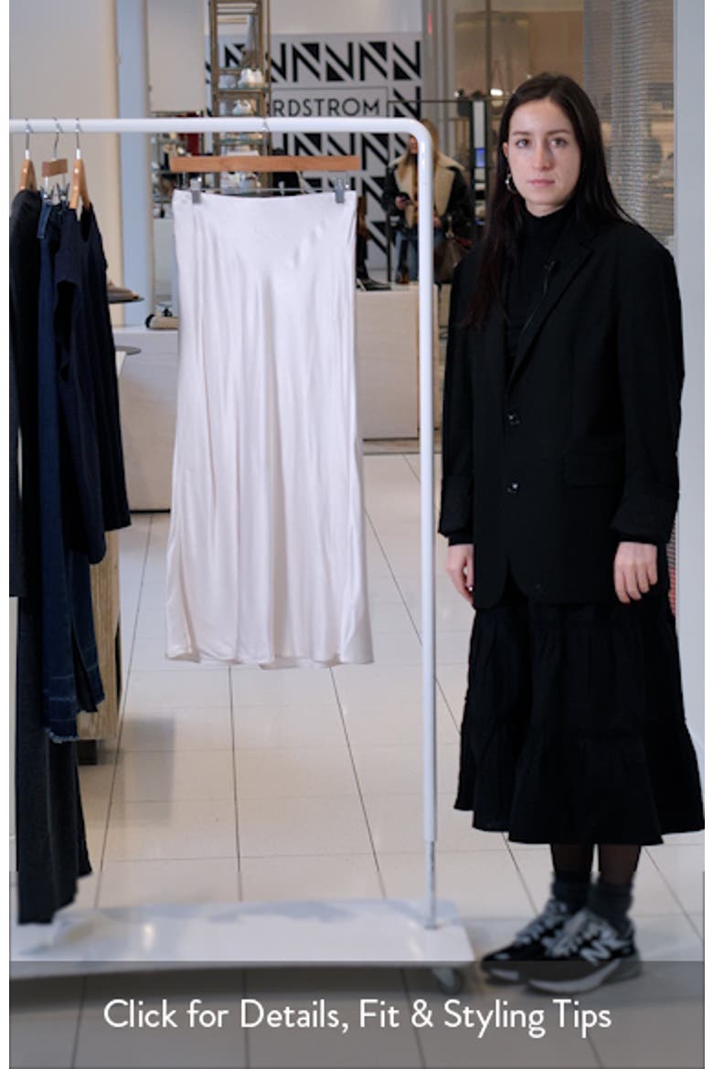 Anya Satin Midi Skirt video