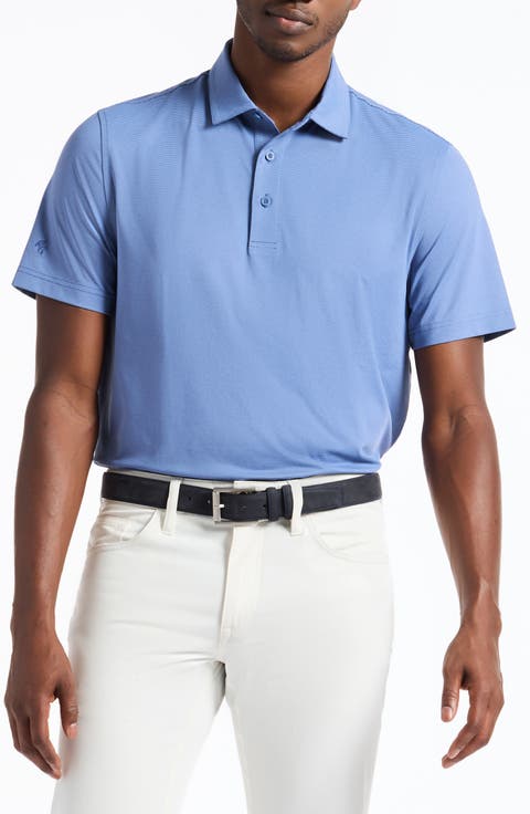 Falto Short Sleeve Stretch Knit Polo