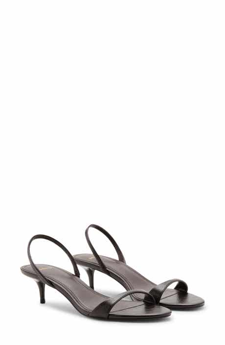 Kitten Heel Slingback Sandal
